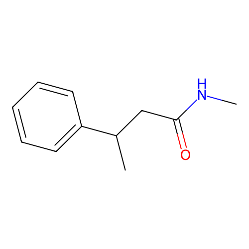 N-methyl-3-phenylbutanamide structure