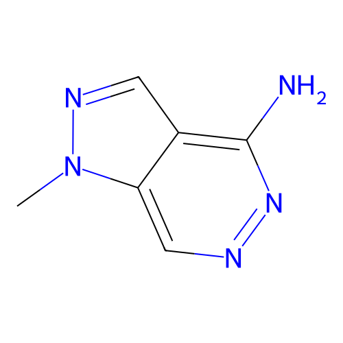 1-methyl-1H-pyrazolo(3,4-d)pyridazin-4-amine structure