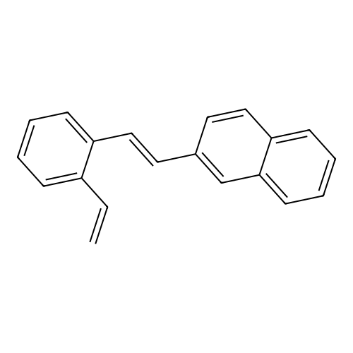 2-[2-(2-Vinylphenyl)vinyl]naphthalene structure