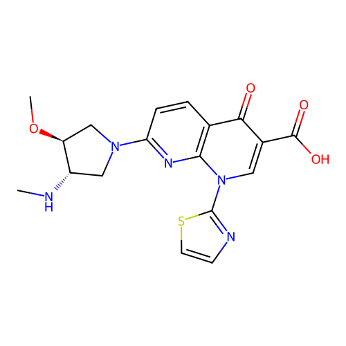 Vosaroxin structure