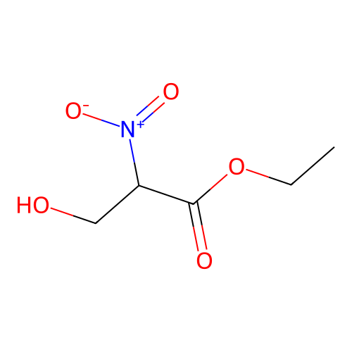 Ethyl 3-hydroxy-2-nitropropanoate structure