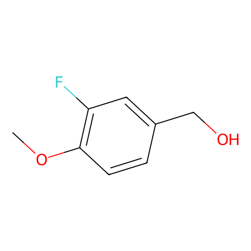 3-Fluoro-4-methoxybenzyl alcohol structure