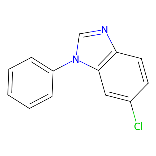 6-chloro-1-phenyl-1H-1,3-benzodiazole structure