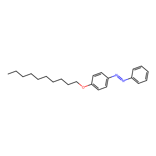 4-(Decyloxy)azobenzene structure