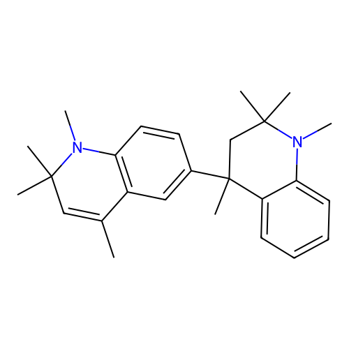 1,1',2,2,2',2',4,4'-Octamethyl-1,1',2,2',3,4-hexahydro-4,6'-biquinoline structure
