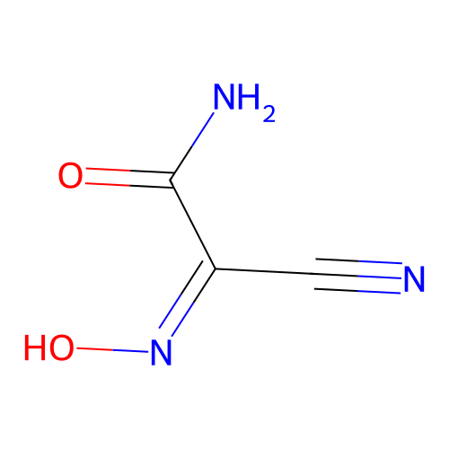 (2Z)-2-Cyano-2-(hydroxyimino)acetamide structure