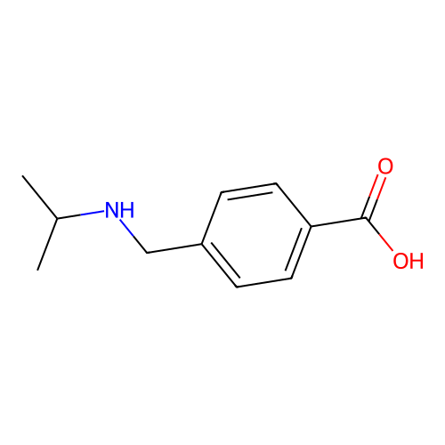 4-((Isopropylamino)methyl)benzoic acid structure