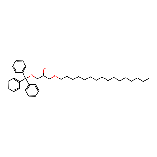 2-Propanol, 1-(hexadecyloxy)-3-(triphenylmethoxy)- structure