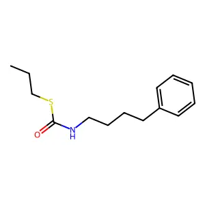 Carbamothioic acid, (4-phenylbutyl)-, S-propyl ester structure