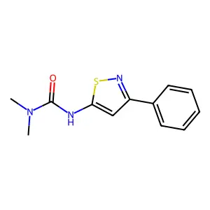 N,N-Dimethyl-N'-(3-phenyl-5-isothiazolyl)urea structure