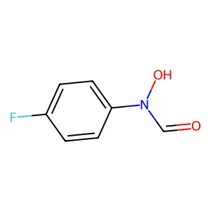 N-(4-Fluorophenyl)-N-hydroxyformamide structure