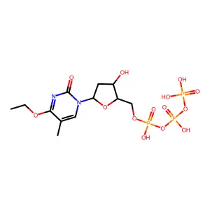 O(4)-ethylthymidine 5'-triphosphate structure
