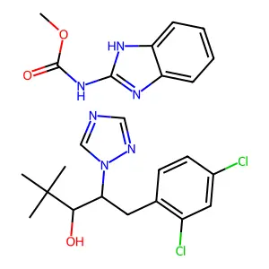Carbendazim/dicyclobutrazol structure
