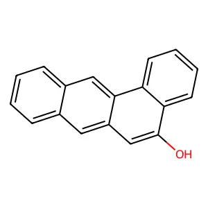 Benz[a]anthracen-5-ol structure