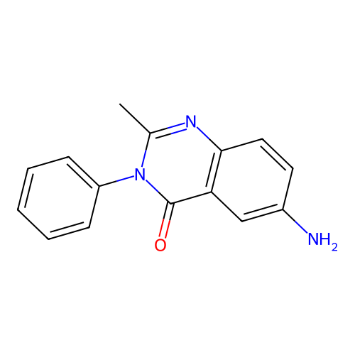 6-amino-2-methyl-3-phenylquinazolin-4(3H)-one structure