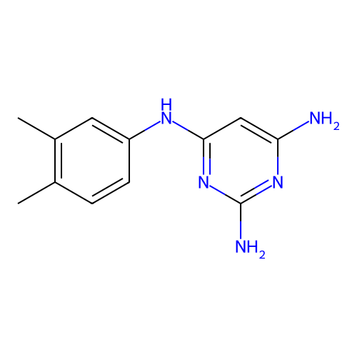 4-N-(3,4-dimethylphenyl)pyrimidine-2,4,6-triamine structure