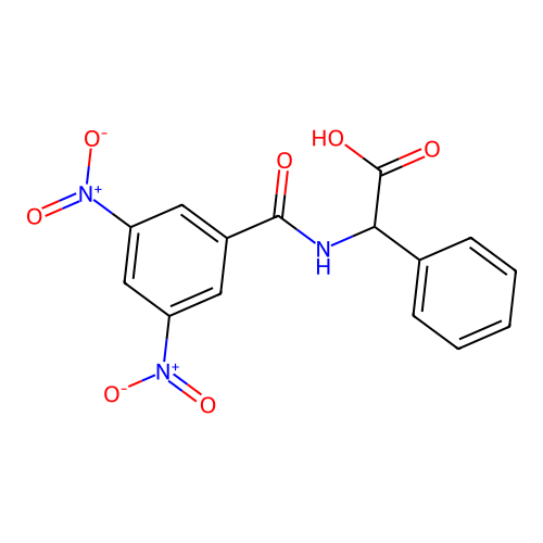 (R)-(-)-N-(3,5-Dinitrobenzoyl)-alpha-phenylglycine structure