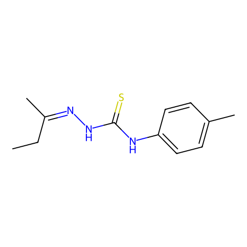 1-(Butan-2-ylideneamino)-3-(4-methylphenyl)thiourea structure