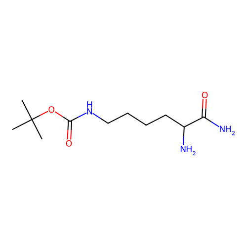 tert-Butyl 5,6-diamino-6-oxohexylcarbamate structure