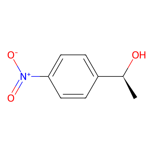 (1S)-1-(4-nitrophenyl)ethan-1-ol structure