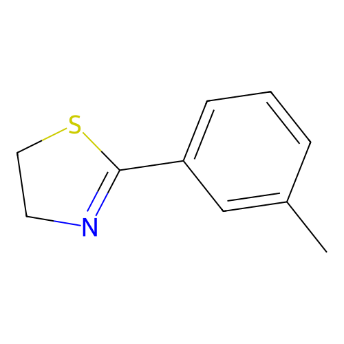Thiazole, 4,5-dihydro-2-(3-methylphenyl)- structure