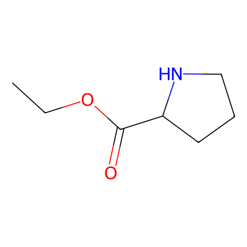 Ethyl pyrrolidine-2-carboxylate structure
