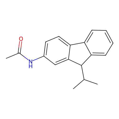 N-(9-Isopropyl-9H-fluoren-2-yl)acetamide structure