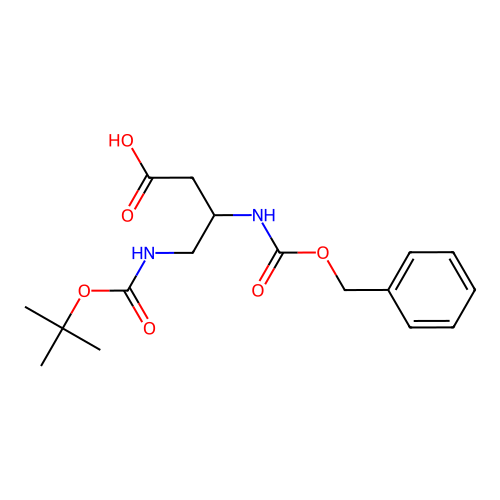 Z-D-Dbu(Boc)-OH structure