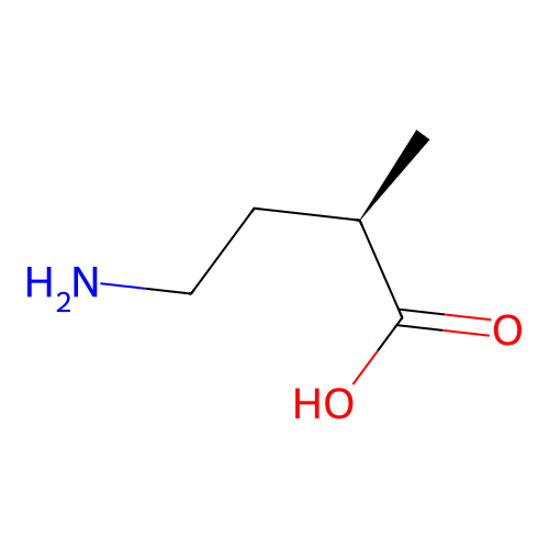(R)-4-amino-2-methylbutanoic acid structure