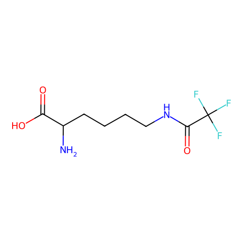 2-amino-6-[(2,2,2-trifluoroacetyl)amino]hexanoic Acid structure