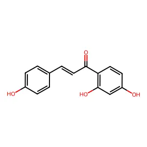 1-(2,4-二羟基苯基)-3-(4-羟基苯基)丙-2-烯-1-酮 structure