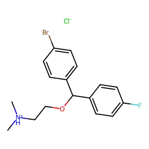 C17H19BrFNO.ClH structure