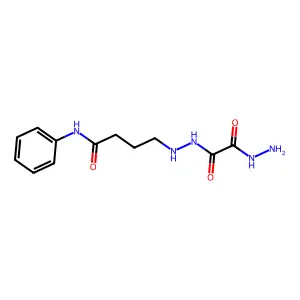 Oxalic acid, (2-(2-(benzylcarbamoyl)ethyl)hydrazide) hydrazide structure