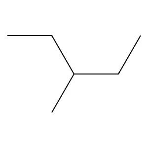 3-甲基戊烷 structure