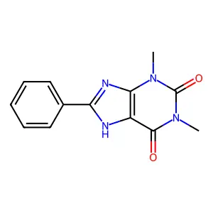 8-苯基茶碱 structure