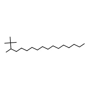 2,2,3-Trimethylheptadecane structure