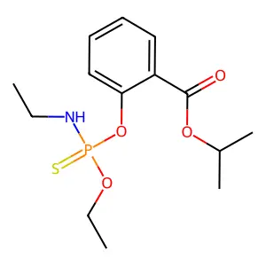 Propan-2-yl 2-(ethoxy(ethylamino)phosphinothioyl)oxybenzoate structure
