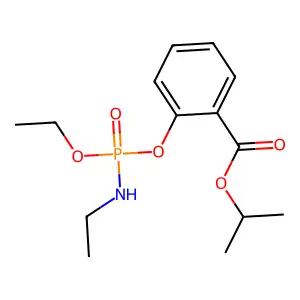 Propan-2-yl 2-(ethoxy(ethylamino)phosphoryl)oxybenzoate structure