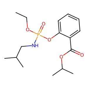 Propan-2-yl 2-(ethoxy-(2-methylpropylamino)phosphoryl)oxybenzoate structure