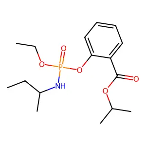 Propan-2-yl 2-((butan-2-ylamino)-ethoxyphosphoryl)oxybenzoate structure