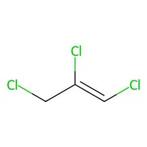 1,2,3-Trichloro-1-propene structure