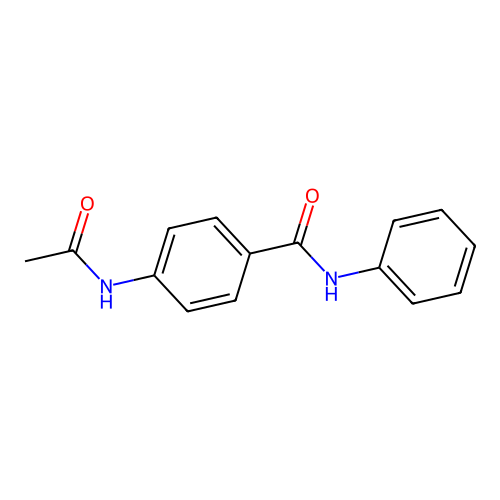 4-acetamido-N-phenylbenzamide structure