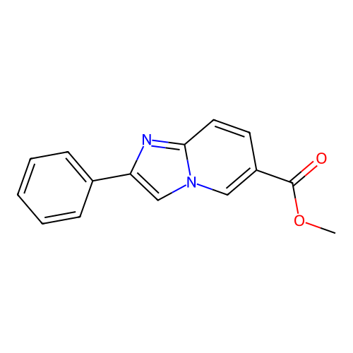 Methyl 2-phenylimidazo[1,2-a]pyridine-6-carboxylate structure