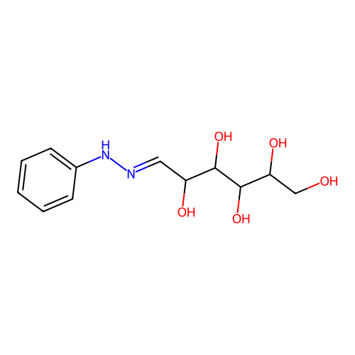 D-galactose phenylhydrazone structure