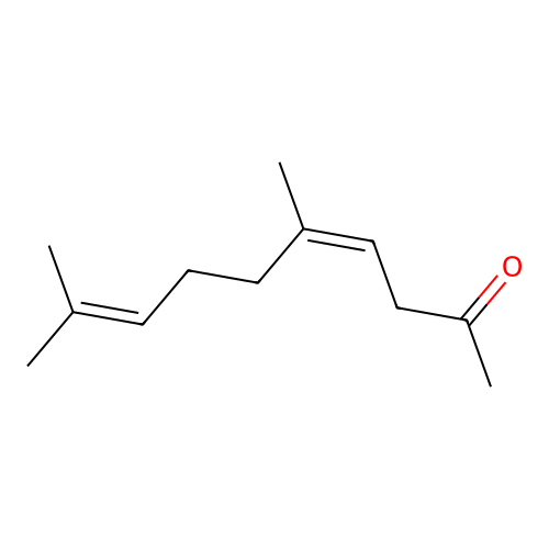 (4Z)-5,9-dimethyldeca-4,8-dien-2-one structure