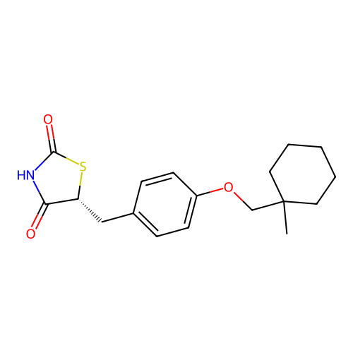 Ciglitazone, (R)- structure