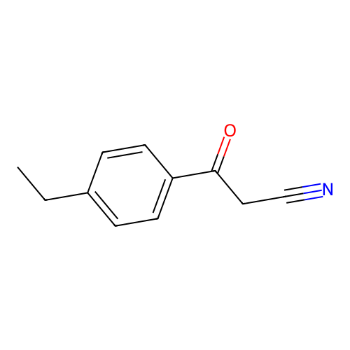 3-(4-Ethylphenyl)-3-oxopropanenitrile structure