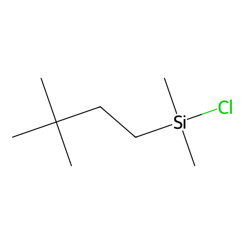 Chloro(3,3-dimethylbutyl)dimethylsilane structure