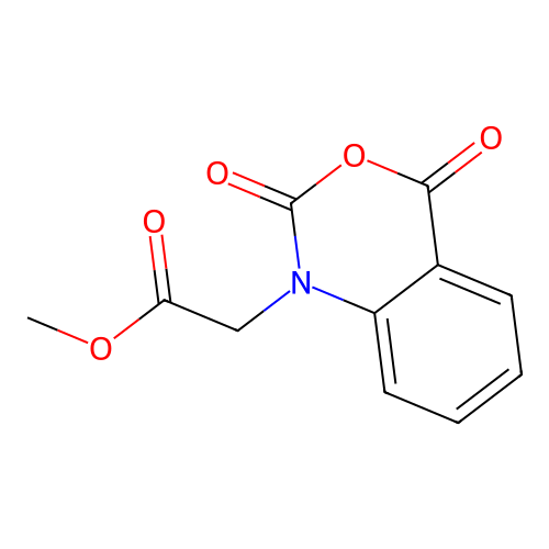 2H-3,1-Benzoxazine-1(4H)-acetic acid, 2,4-dioxo-, methyl ester structure