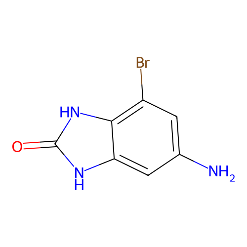 6-Amino-4-bromo-1,3-dihydro-2H-benzimidazol-2-one structure